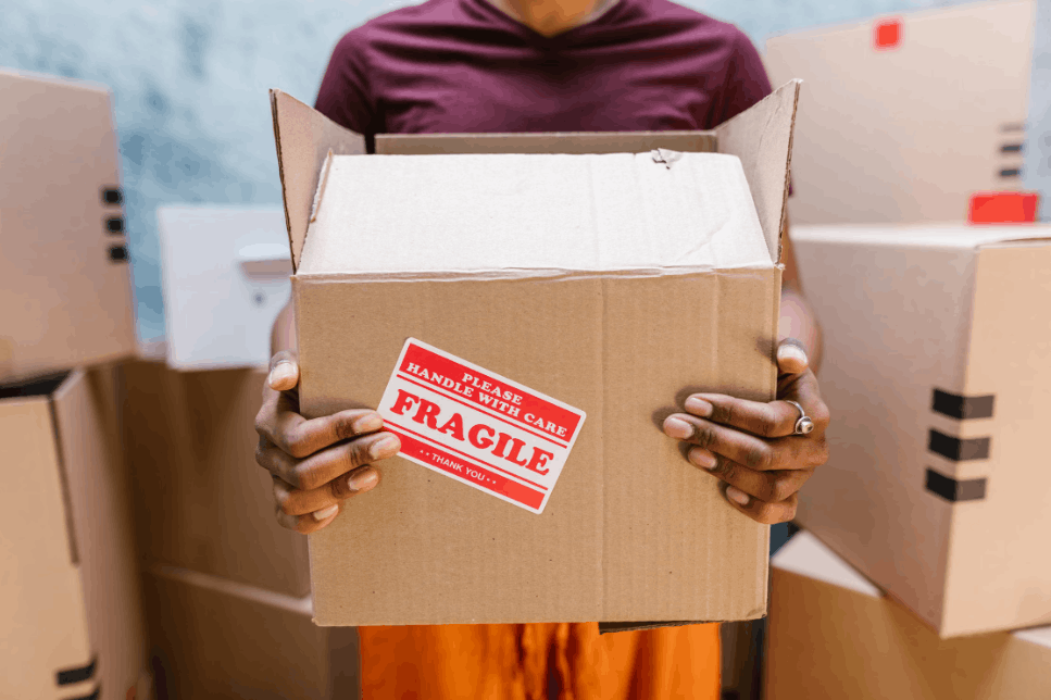 Moving house in Tarneit with boxes prepared for moving day